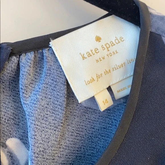 Kate Spade Blue Rose Dress - Picture 2 of 5